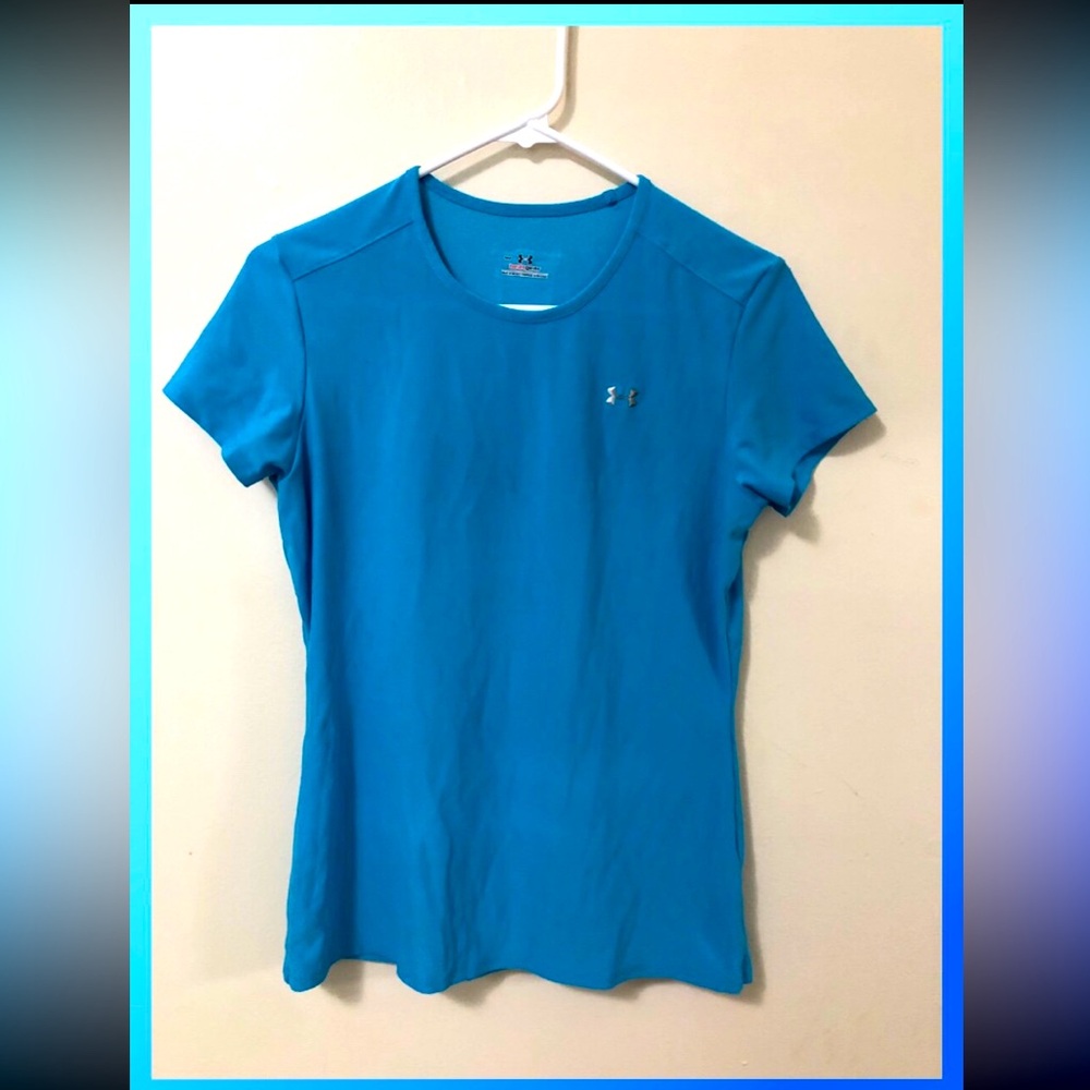 Under Armour Fitted Blue Short Sleeve T-Shirt
